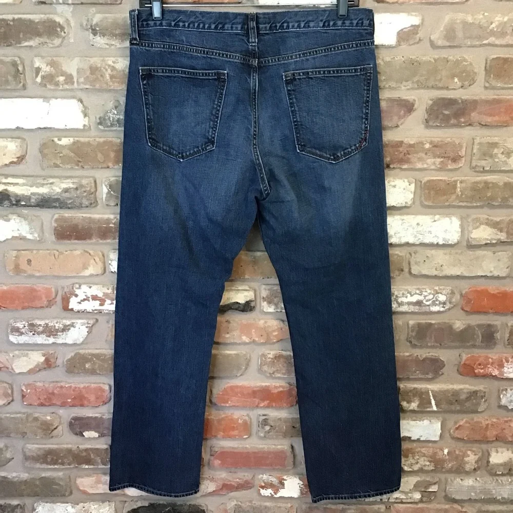 Banana Republic Men’s Blue Vintage Straight Leg Jeans Classic Style 36X32
